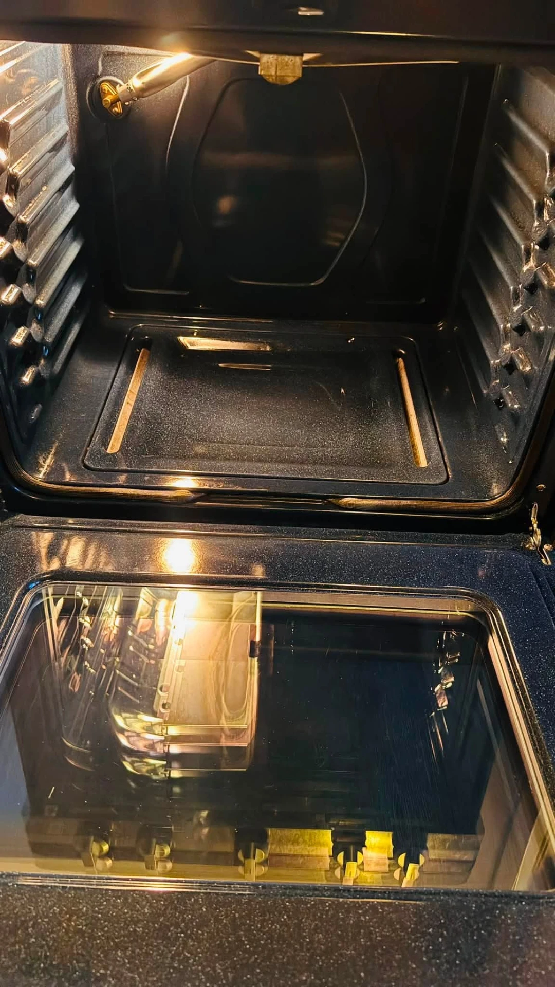 Oven interior cleaned and refreshed